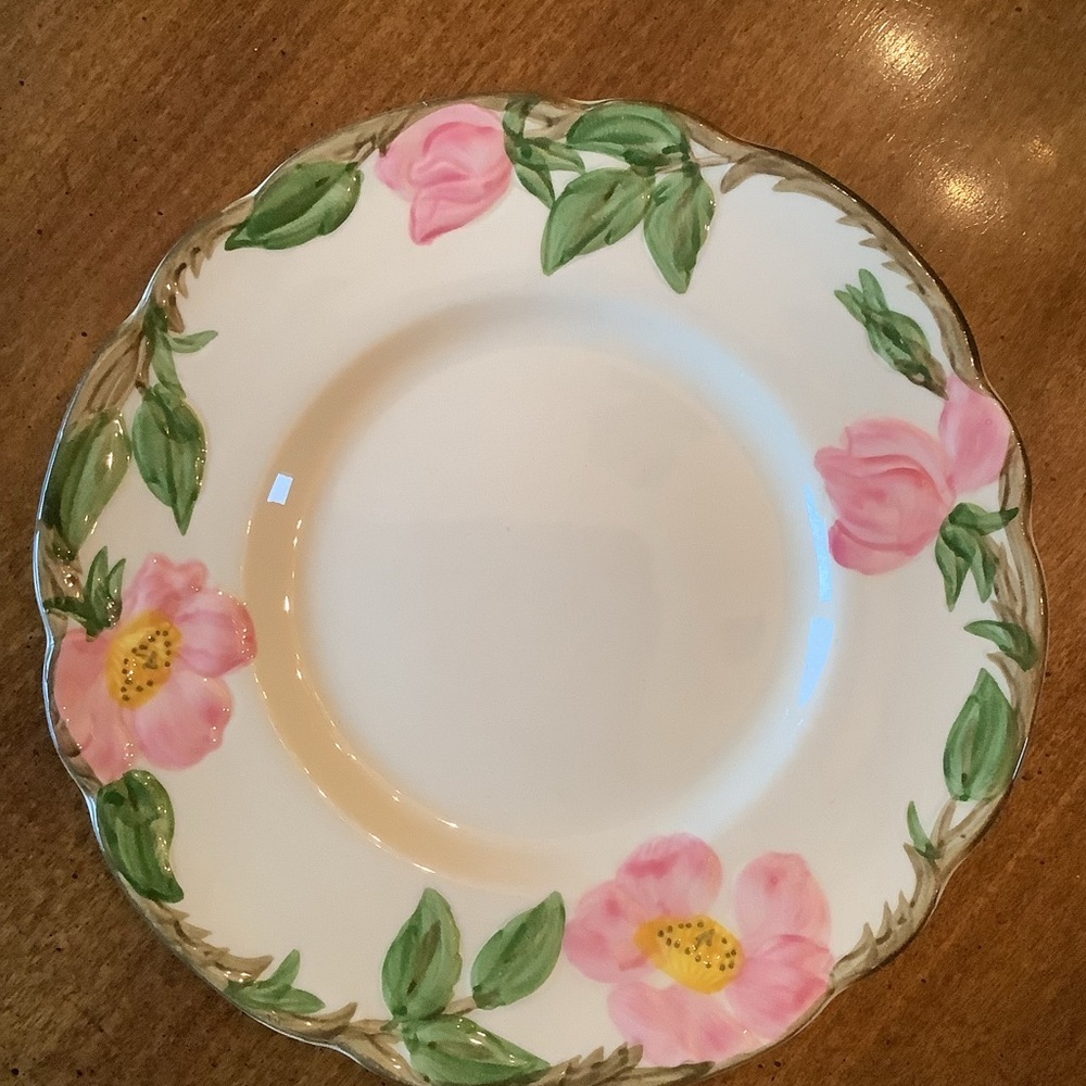 Three Franciscan Desert Rose Small 6” Plates - Picture 5 of 9